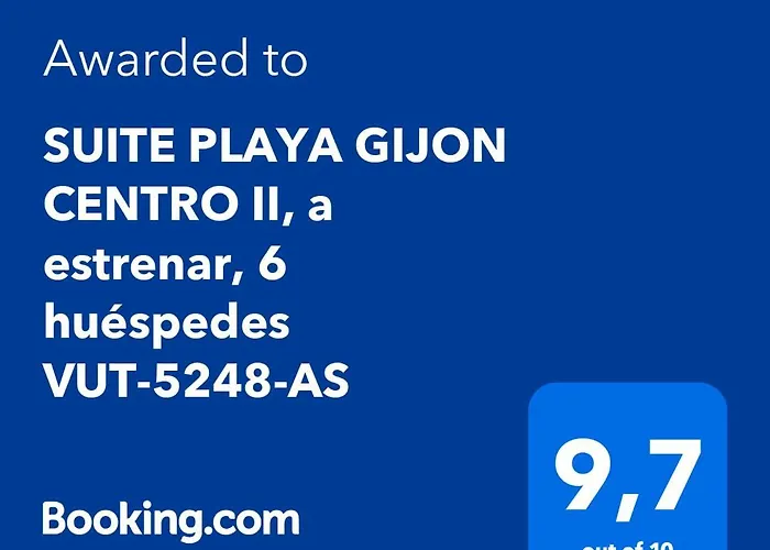 Suite Playa Gijon Centro Ii, A Estrenar, 6 Huespedes Vut-5248-As
